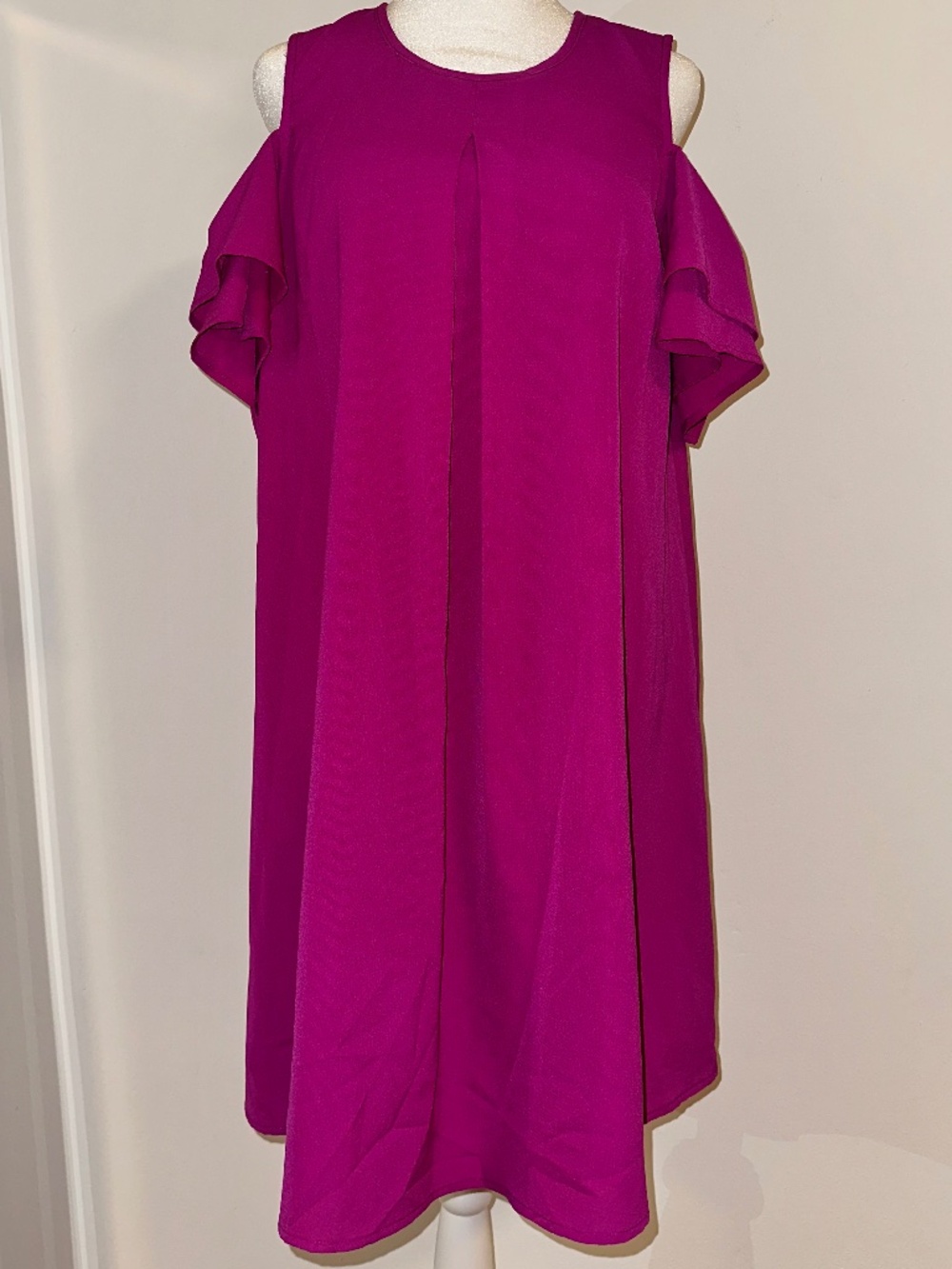 Cold Shoulder Hot Pink She + Sky Dress